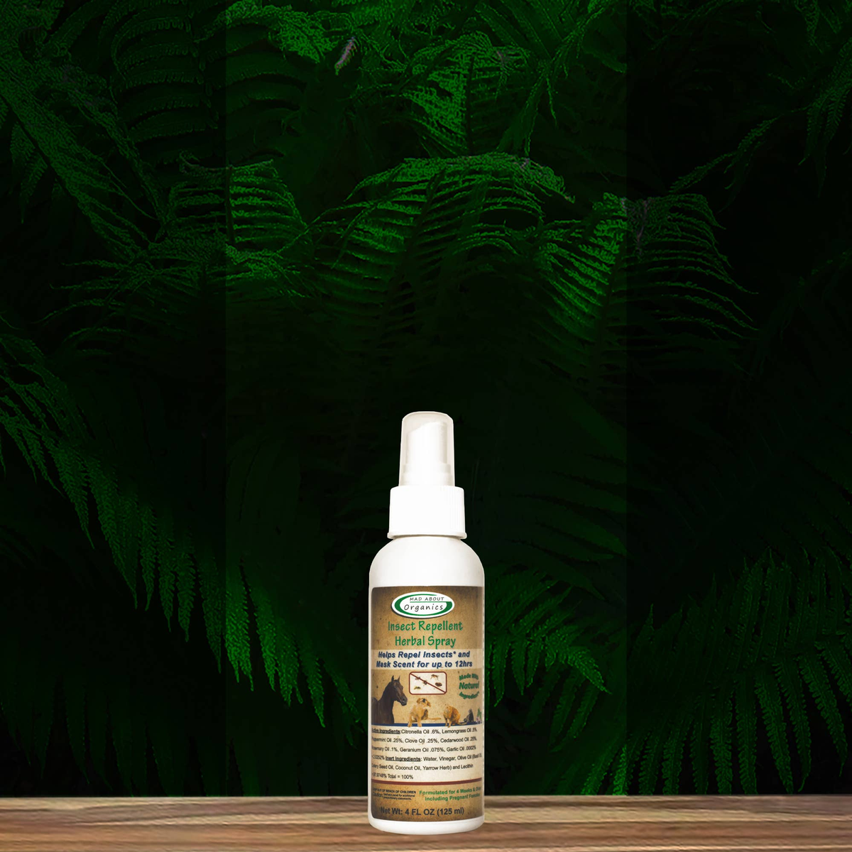 Organic Herbal Insect Repellent Spray
