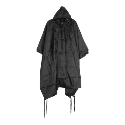 Bison Ripstop Poncho with Drawstring Hood