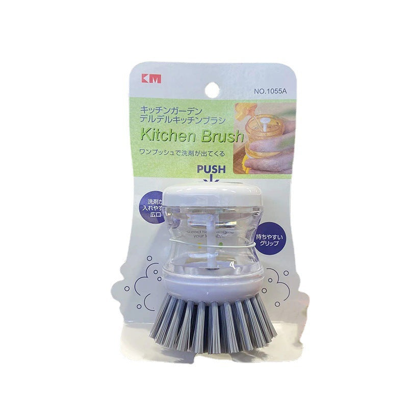 The pot scrubber is non-stick to oil