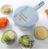 8-in-1 mandoline vegetable slicer and grater