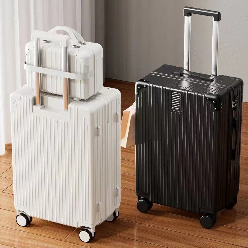 Vintage Suitcase in Multiple Colors and 18 to 28 Inch Sizes, image 1 of 45