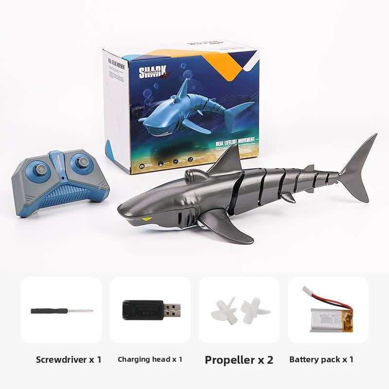 Remote Control Bionic Shark Toy with Spray Function