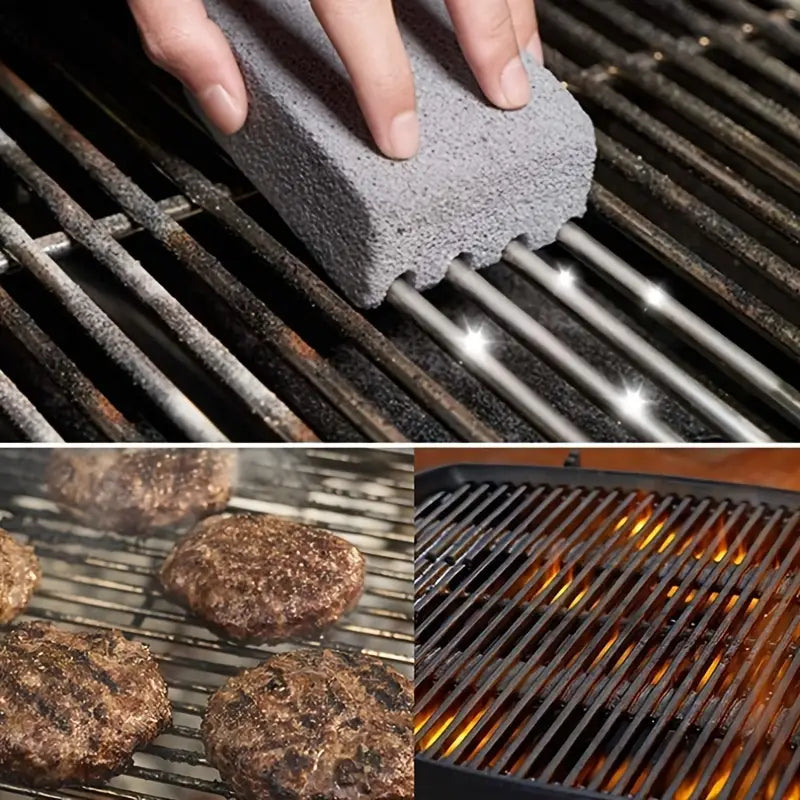 Grill cleaning brick worn down from use