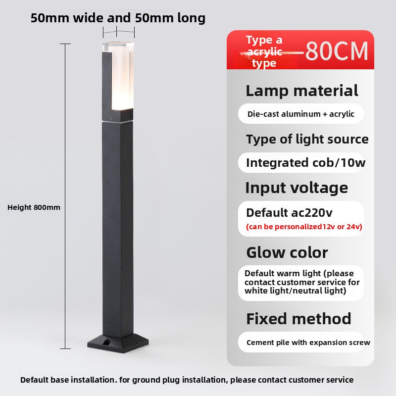 Waterproof Aluminum LED Lawn Light for Outdoor Garden
