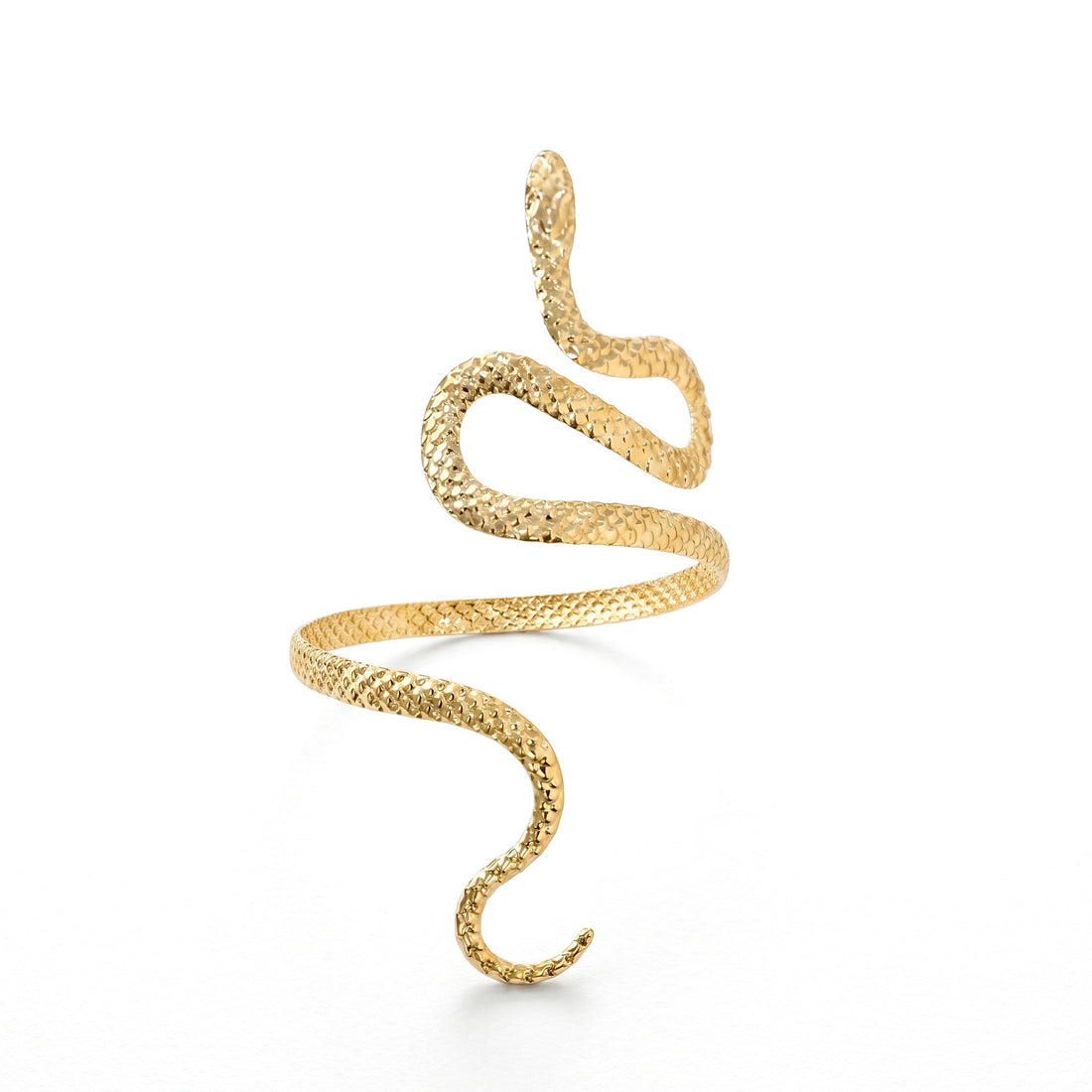 Women's Snake Shape Open Cuff Arm Bracelet Fashion Arm Ring Jewelry