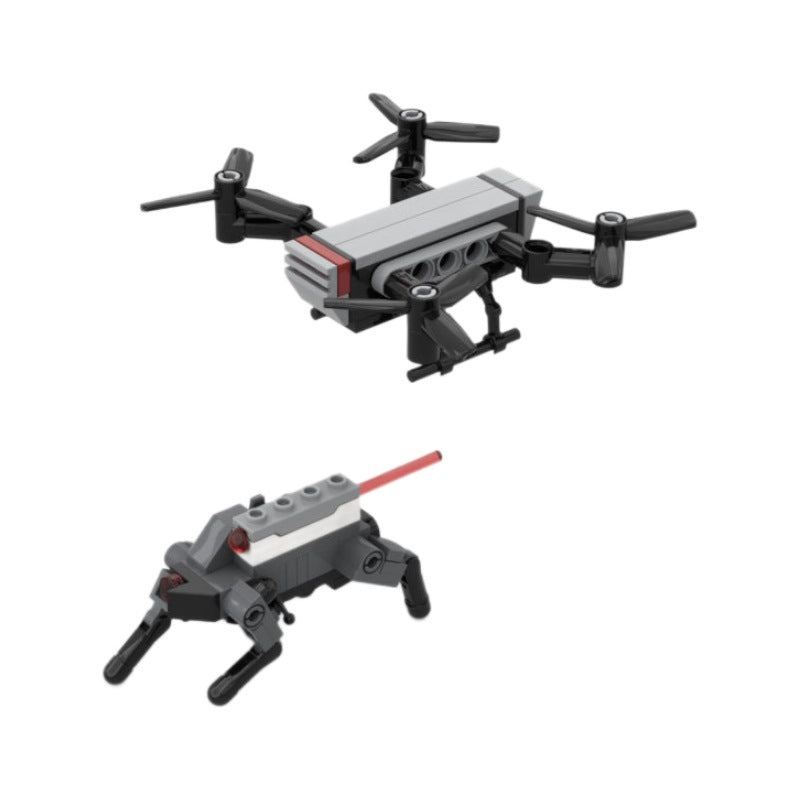 Robot dog fighter model assembled toy
