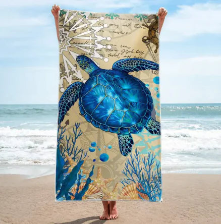 Bonsai Turtle Beach Towel