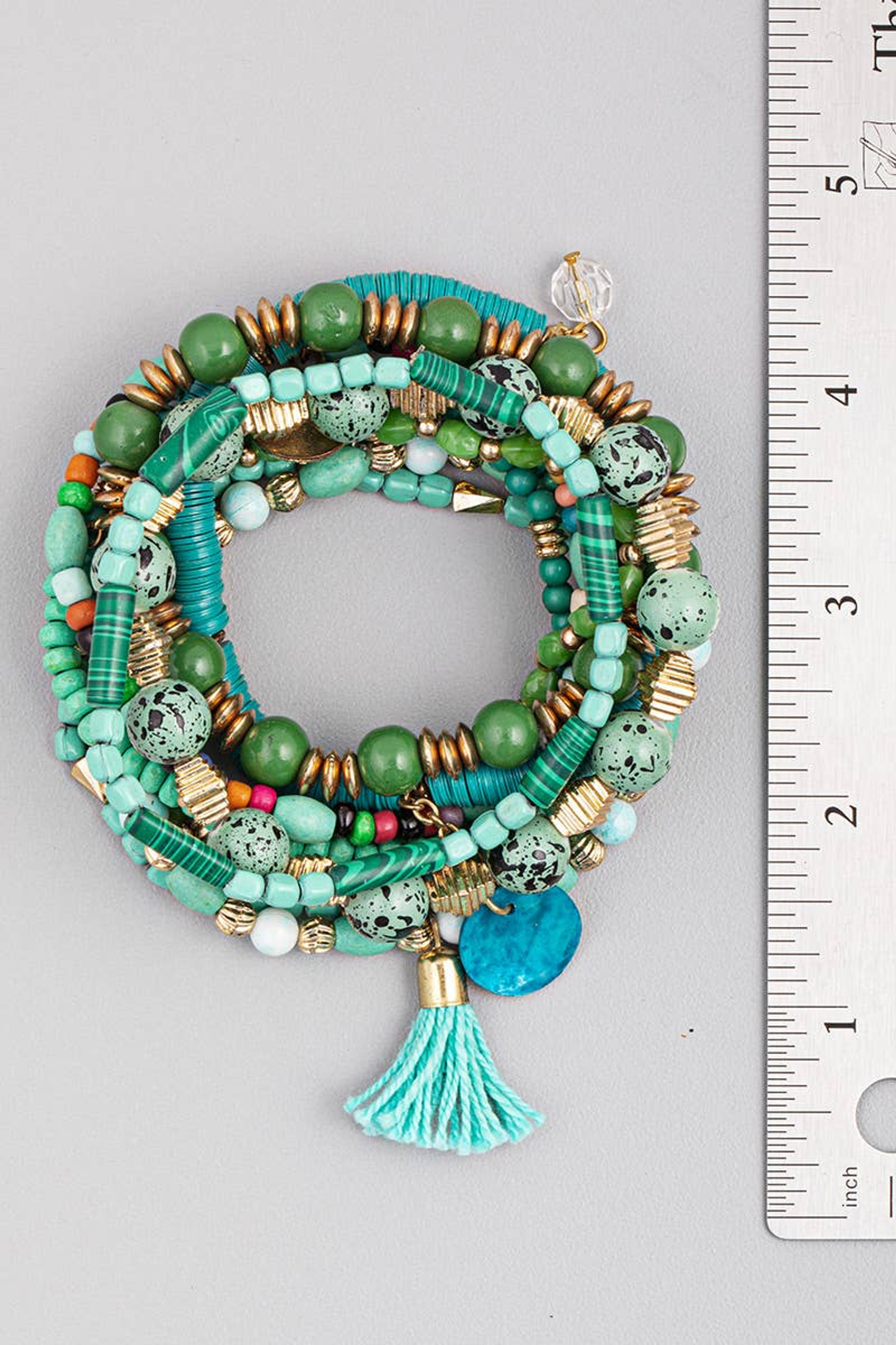 Autumn Sky Turquoise Bracelet Stack