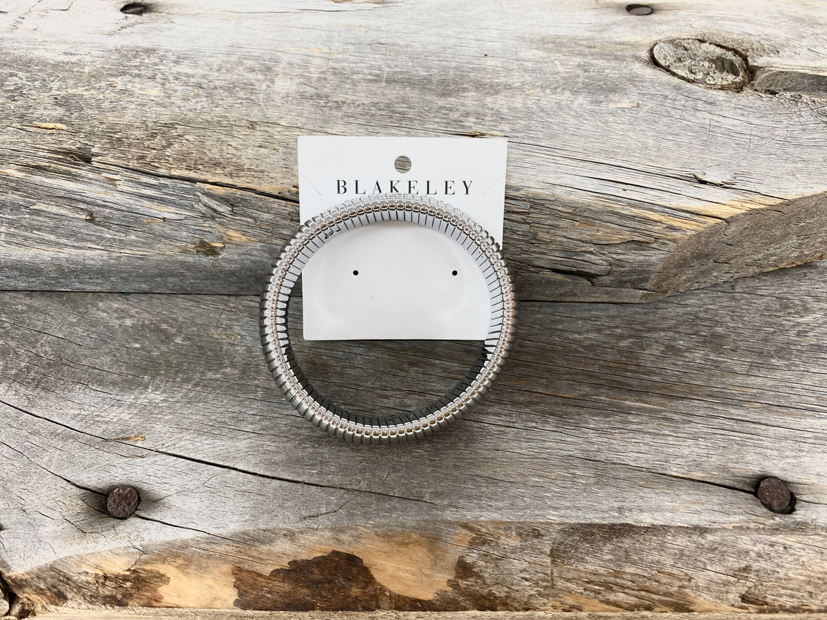 Blakeley Silver Link Bangle Bracelet