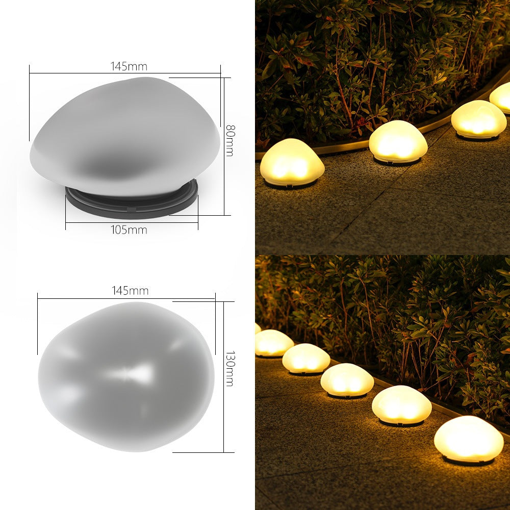 Solar Pebble Stone Pathway Lights