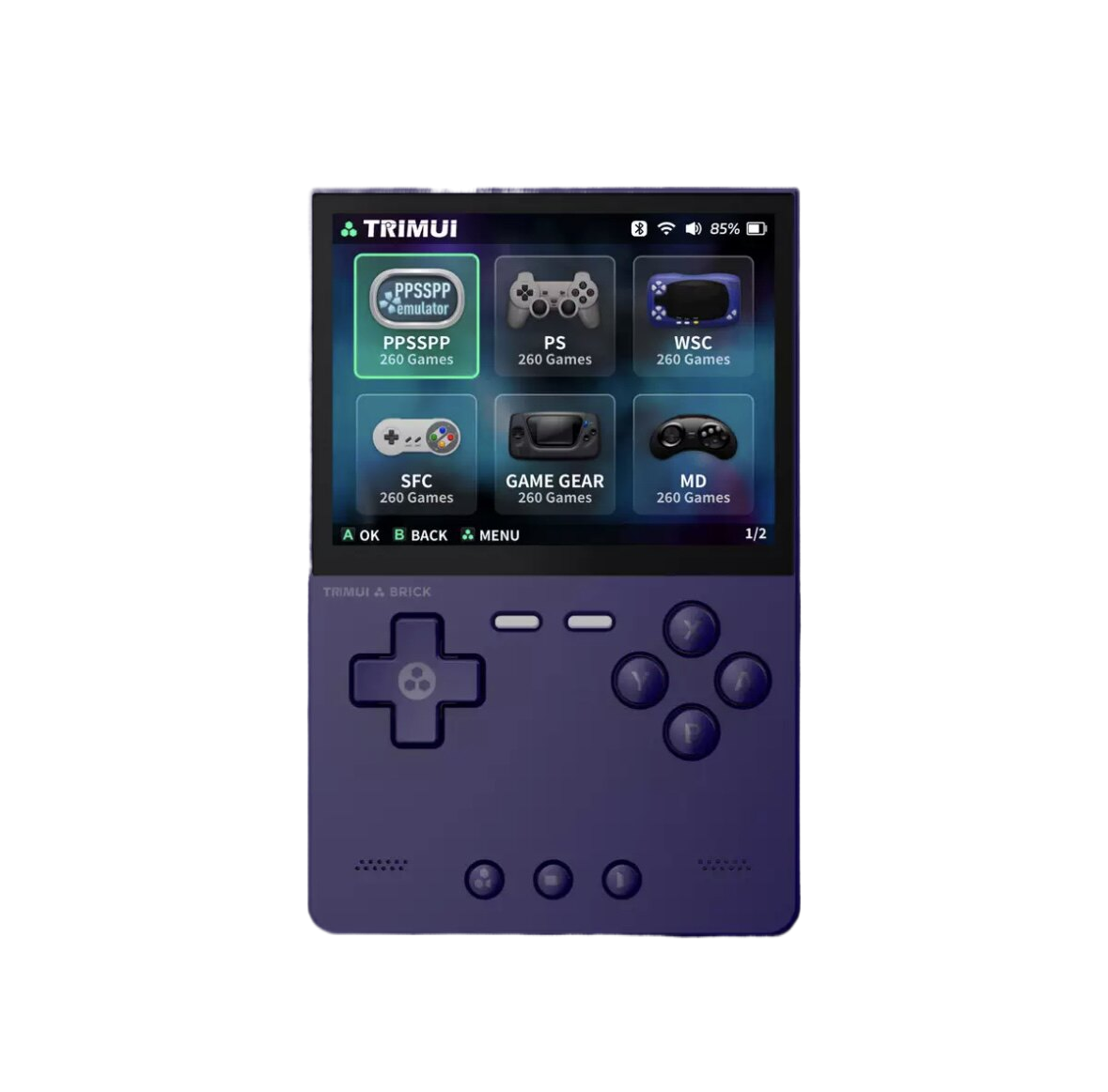Vertical Screen Handheld Game Console
