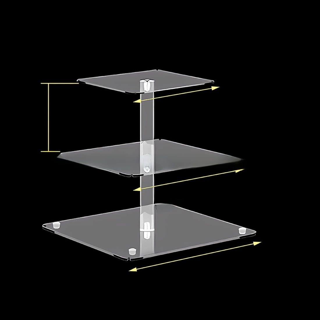 Acrylic cake stand
