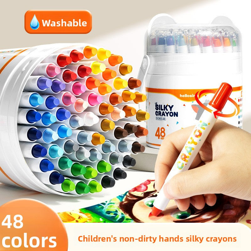 Water-Soluble Twistable Coloring Crayons