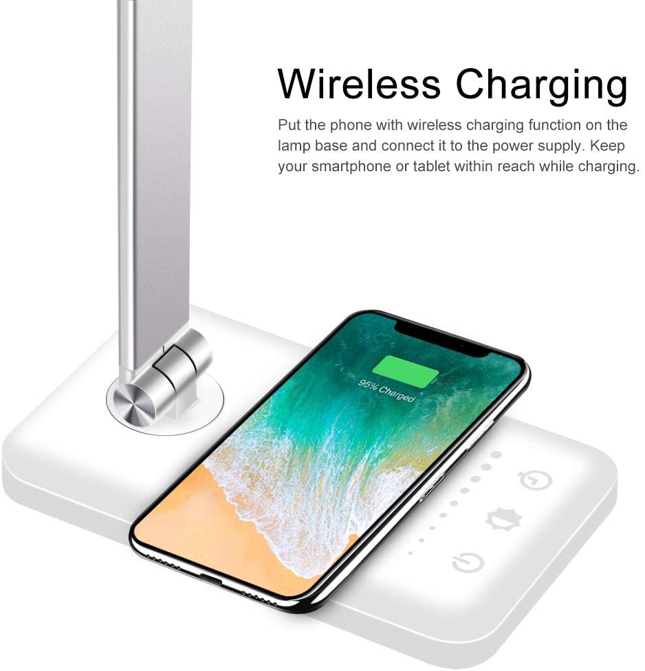 LED Flex Desk Lamp with Phone Charger