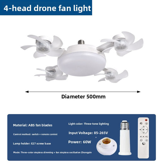 Multi-Function Ceiling Fan with Light