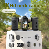 Mountaineering Neck Mount Action Camera Touch Screen Recorder
