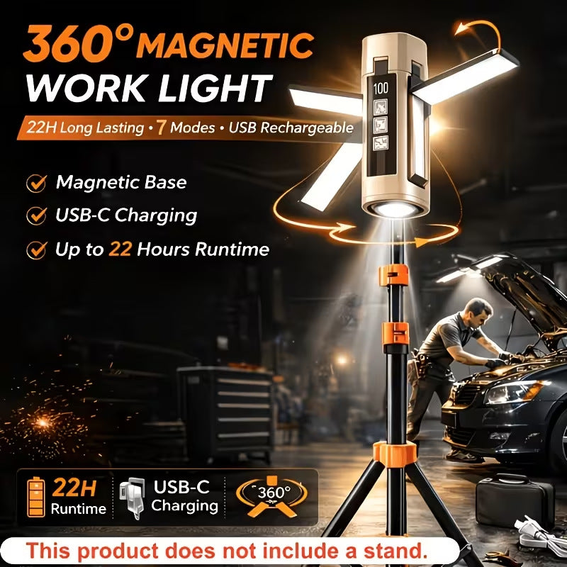 Outdoor folding camping tent lamp