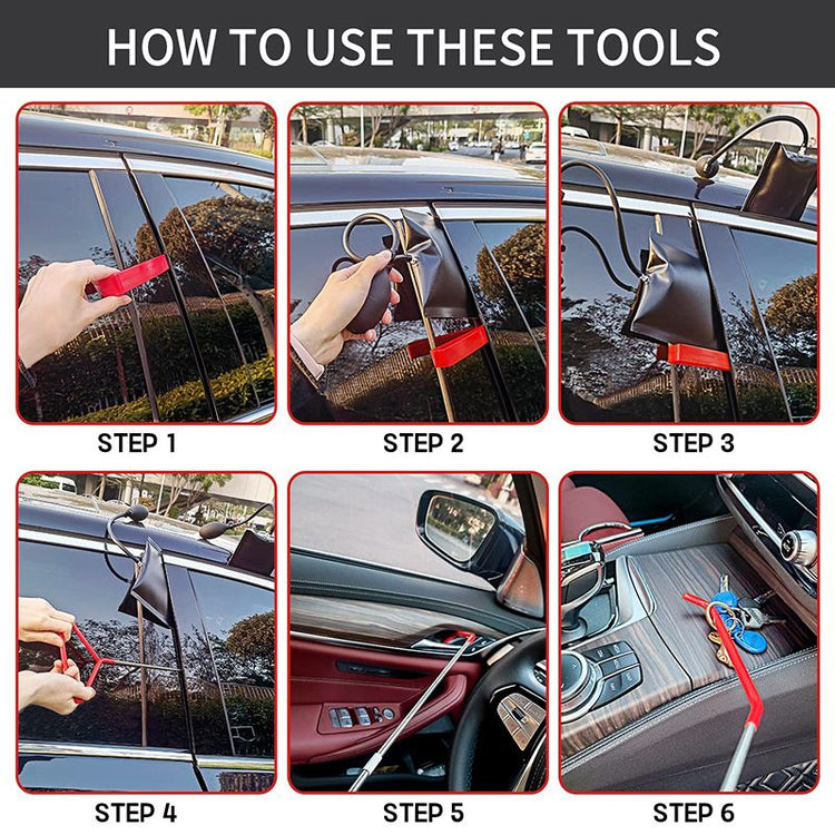 34-Piece Automotive Trim Removal Kit side angle