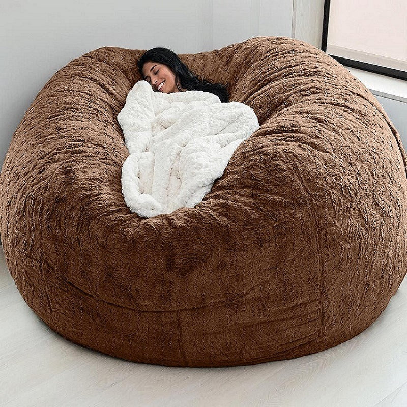 Crystal Velvet Bean Bag Sofa Cover