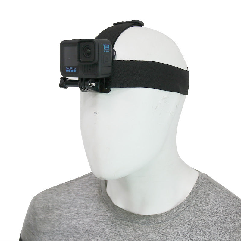 Head-mounted mobile phone holder