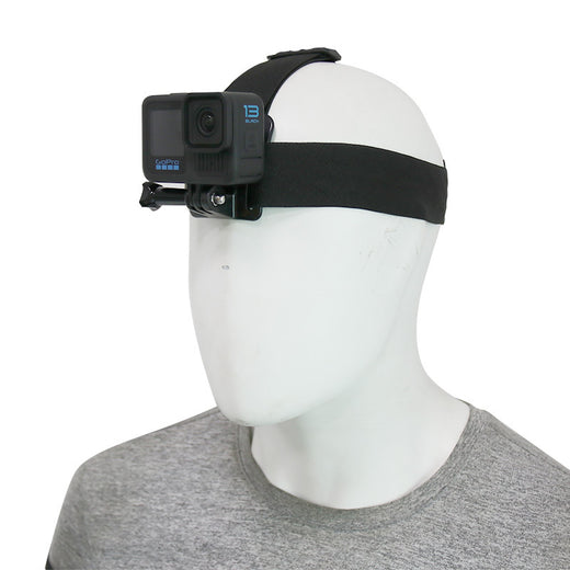 Head-mounted mobile phone holder