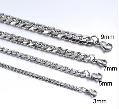 Titanium Steel Cuban Bracelet - Image 21