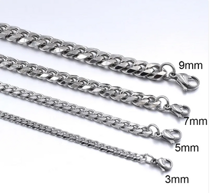 Titanium Steel Cuban Bracelet