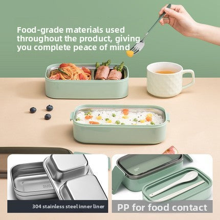 304 Stainless Steel Large Capacity Microwave Safe Lunch Box Insulated Food Container