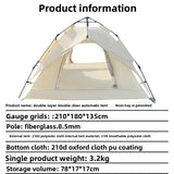 Outdoor Camping Tent Portable Windproof Waterproof