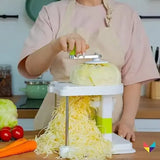 Stainless steel cabbage shredder wide-mouth opening