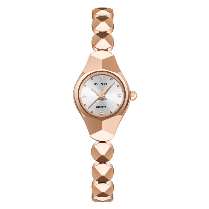Minimalist Waterproof Quartz Watch for Women with Alloy Strap
