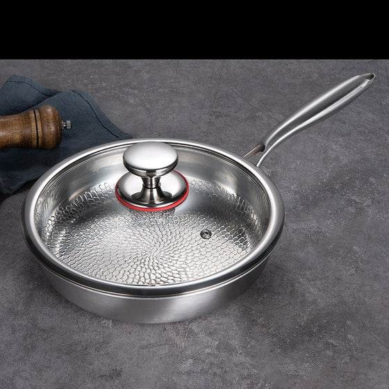 Titanium Induction Frying Pan with Optional Glass Lid