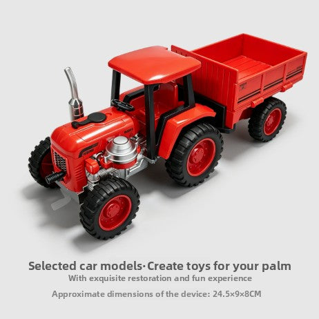 Retro Sprayable Hand-Held Tractor Toy