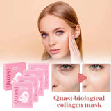 4Pcs Overnight Quasi-Biological Collagen Facial Mask - Korean Brightening Anti-Aging Pore Minimizing Fine Line Reducing Mask