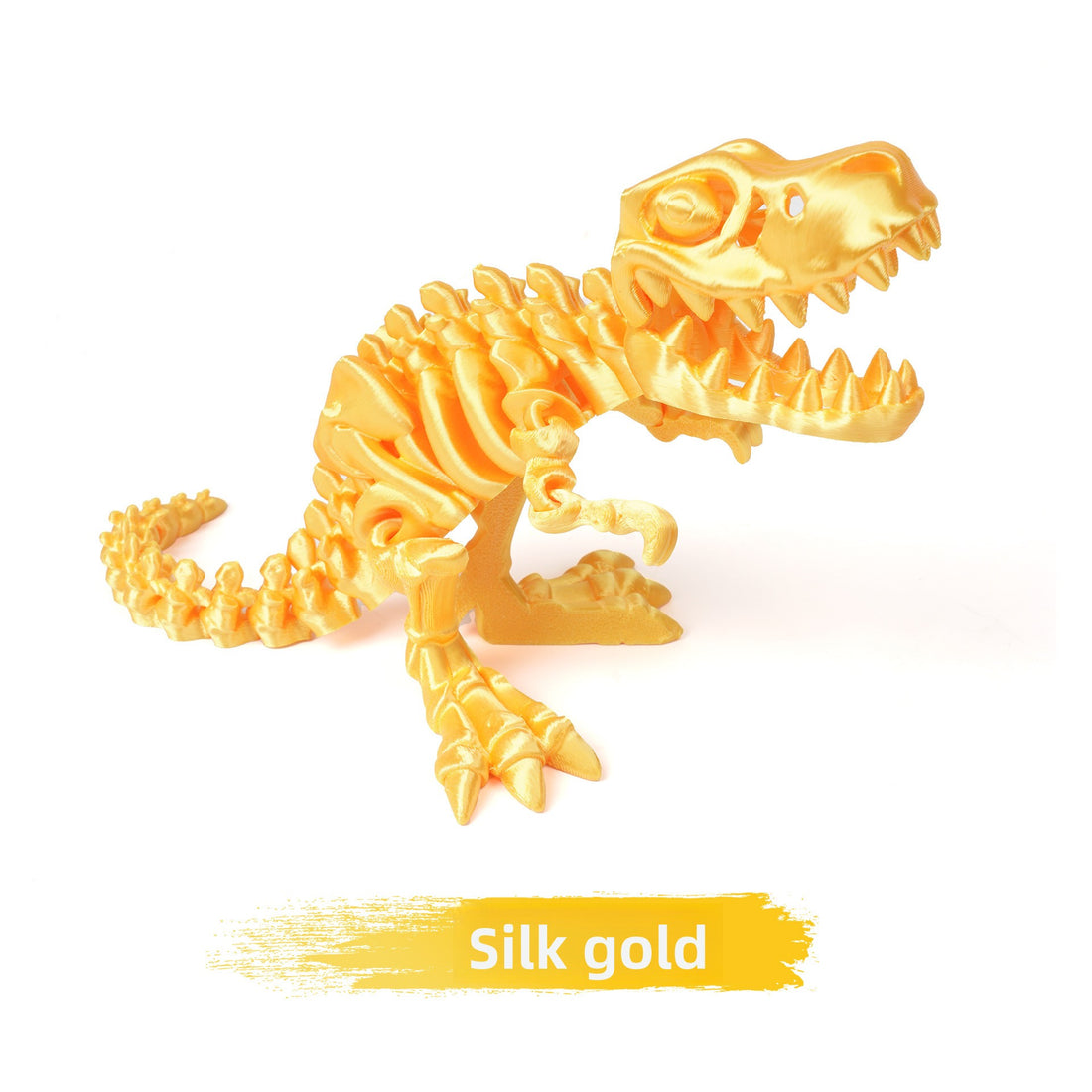 3D Printed Tyrannosaurus Rex Dinosaur Skeleton Craft Toy