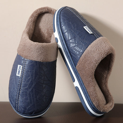 Fleece-Lined Home Slippers with Thick Sole Formal Shoes product image 3