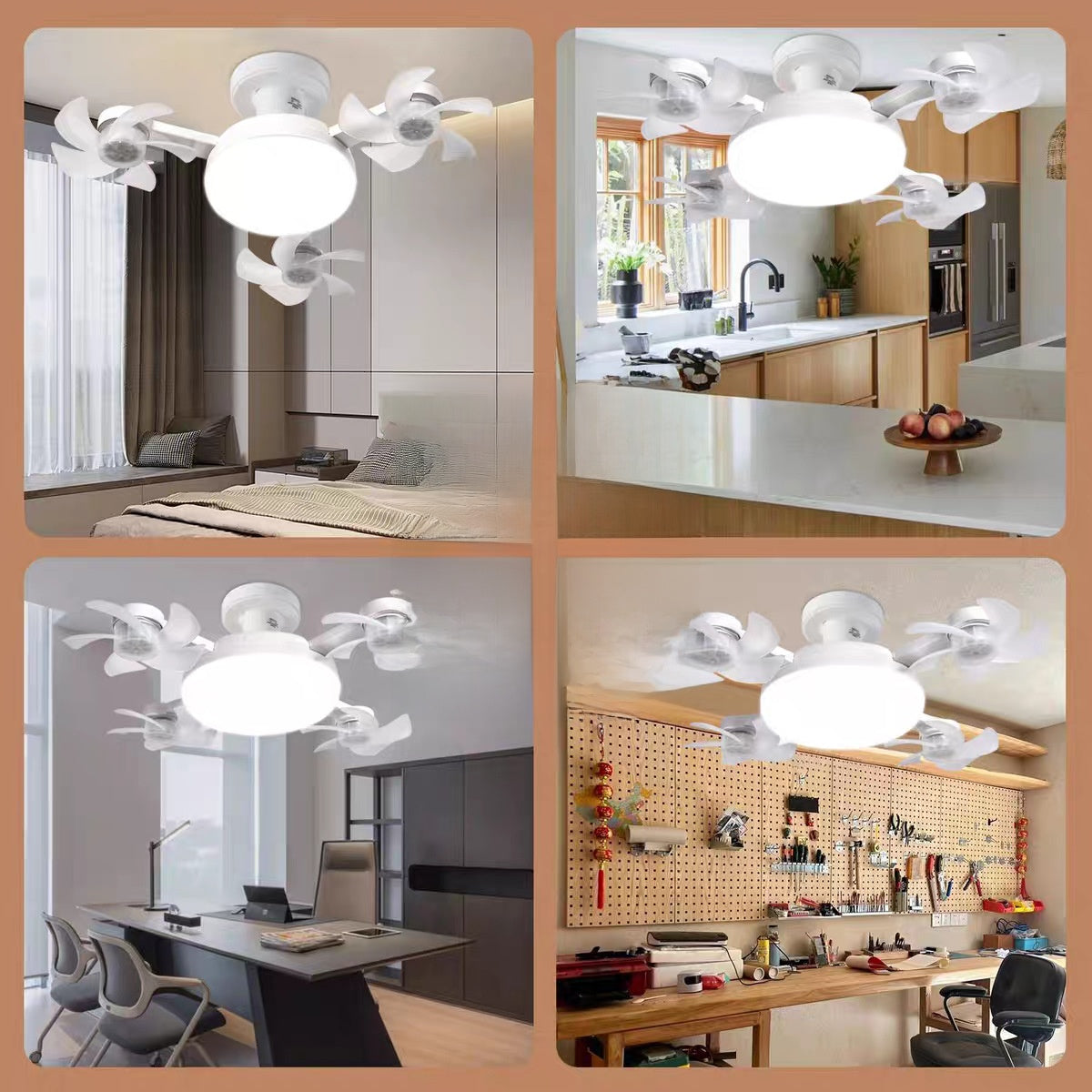 Drone Style LED Fan Light with Remote