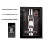 1:32 Alloy Car Model Hanging Painting Decorative Display