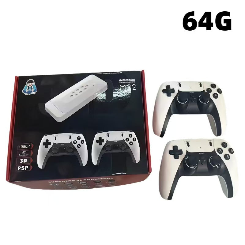 Wireless Retro Game Console with Dual Controllers