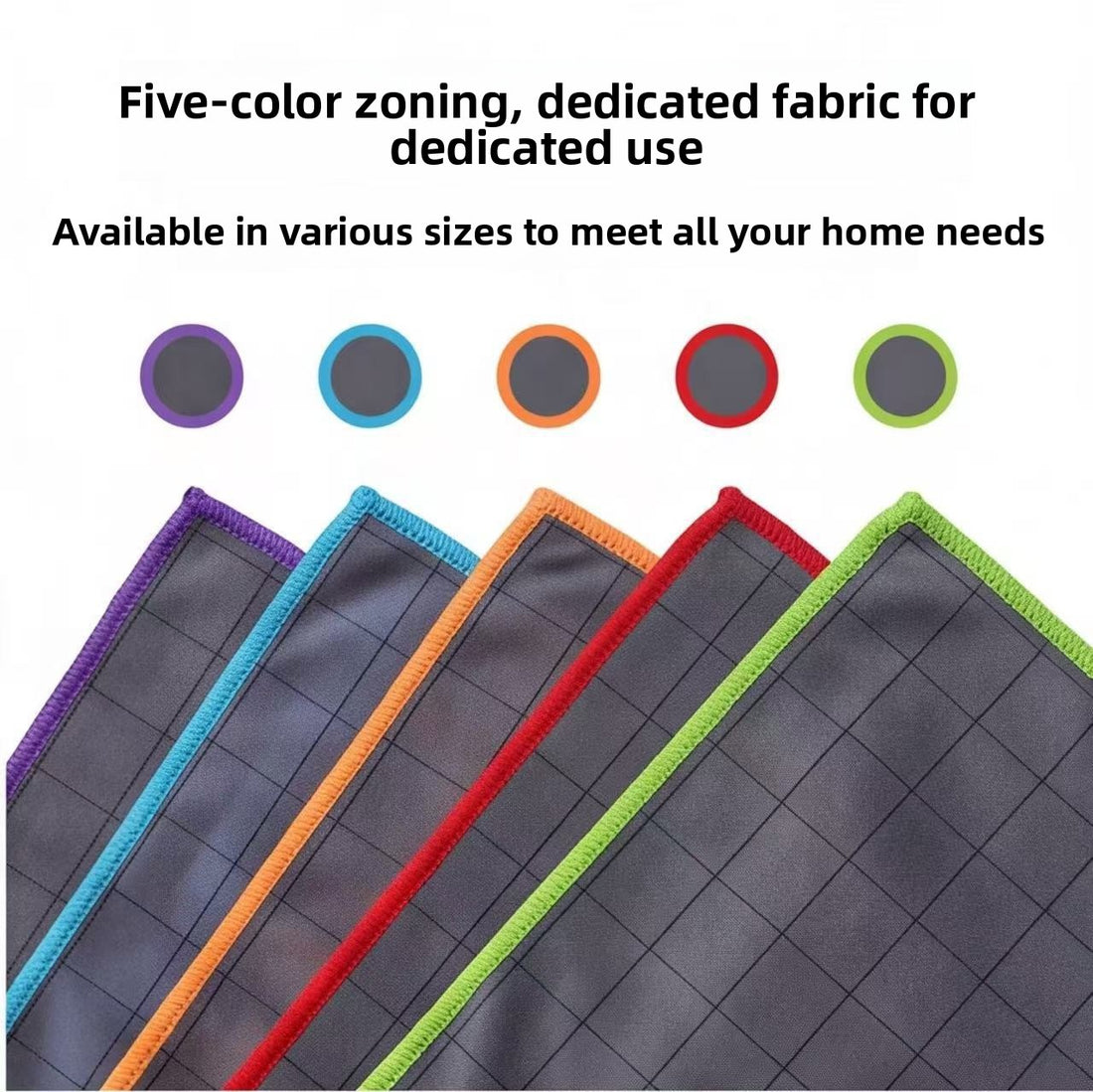 Thickened Microfiber Cleaning Cloth Absorbent Quick Dry Lint Free Towel for Household Glass Metal Mirror