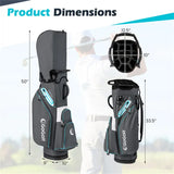 14-Way Golf Cart Bag with Cooler Pocket