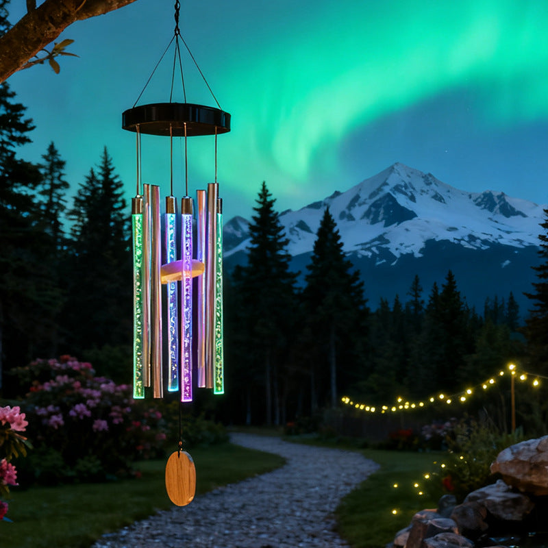 Solar Wind Chime Garden Decorative Lamp