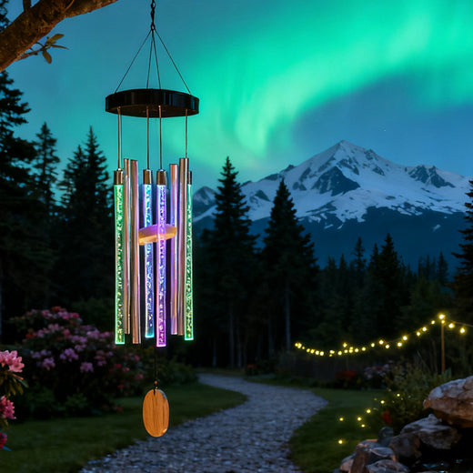 Solar Wind Chime Garden Decorative Lamp