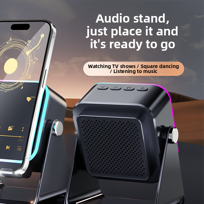 Portable Bluetooth Stand Speaker with Subwoofer