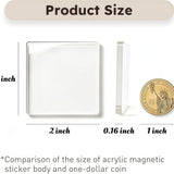 Transparent Acrylic Refrigerator Magnets