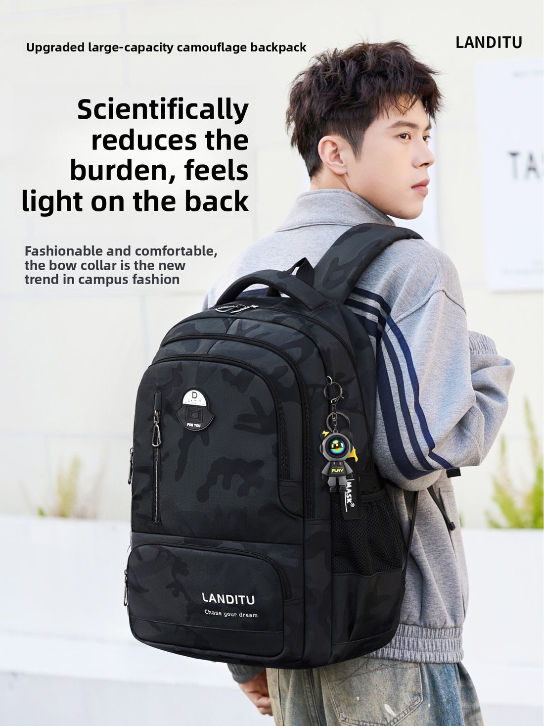Large-capacity backpack product image 1
