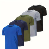 Loose Fit Round Neck Short Sleeve T-Shirt