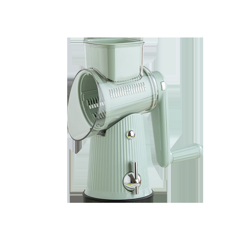 Stainless steel roller vegetable slicer