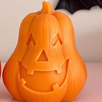 Pumpkin Shaped Scented Candle