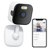 5MP Mini Wifi IP Camera Indoor Human Detection 5X Zoom Surveillance Baby Monitor CCTV PTZ with O-Kam Pro App Support SD Card